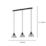 Eglo Beleser 3-Light Pendant Black