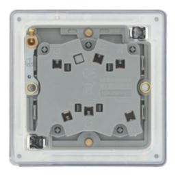 LAP  10A 1-Gang 3-Pole Fan Isolator Switch Slate Grey