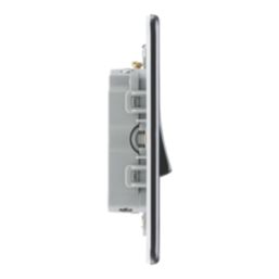 LAP  10A 1-Gang 3-Pole Fan Isolator Switch Slate Grey