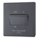 LAP  10A 1-Gang 3-Pole Fan Isolator Switch Slate Grey