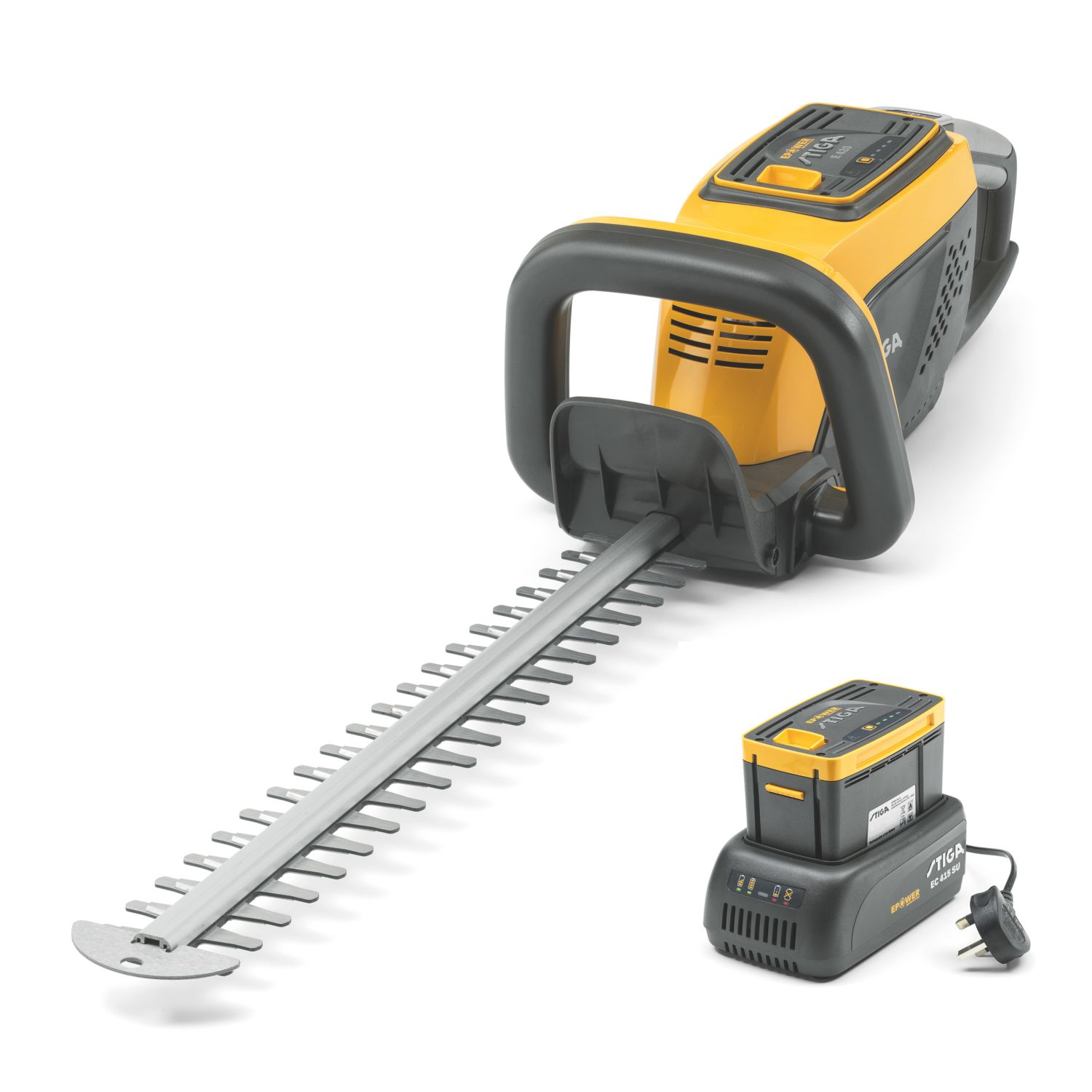 Stiga HT 500e 58cm 48V 1 x 2.0Ah Li-Ion E-Power Cordless Hedge Trimmer (523PW)