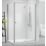 Triton Neo Six  Framed Rectangular Sliding Door Shower Enclosure  Chrome  1000mm x 900mm x 1850mm