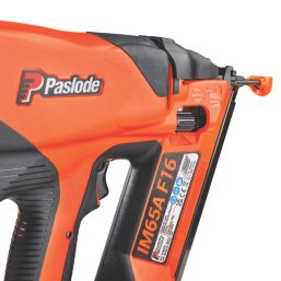 Paslode IM65A F16 63mm 7.4V 1 x 2.1Ah Lithium   Second Fix Cordless Gas Nail Gun