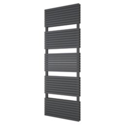 Ximax Watson Duplex 1675mm x 600mm 5348BTU Anthracite Vertical Towel Radiator