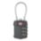 Smith & Locke   Closed Shackle Combination  Padlock Black 32mm