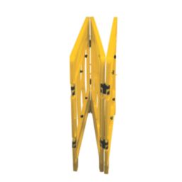 JSP  3-Gate Workgate Barrier Panel Yellow/Black 838mm