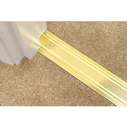 Extra Wide Carpet Cover Door Strip Gold Effect 0.9m x 61mm