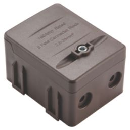 Knightsbridge 100A Single Pole Connector Block (Brown)
