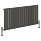 Reina Harley Single 600mm x 1190mm 2696BTU Anthracite Horizontal Designer Radiator