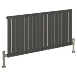 Reina Harley Single 600mm x 1190mm 2696BTU Anthracite Horizontal Designer Radiator