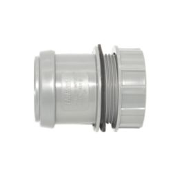 FloPlast  Plastic Push-Fit Tank Connector 40mm