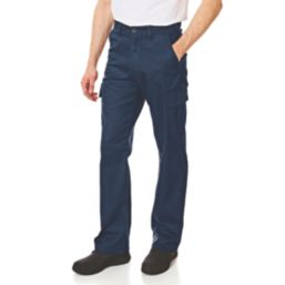 Lee Cooper LCPNT205 Cargo Trousers Navy 42" W 33" L