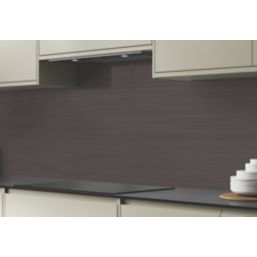 Wilsonart  Brushed Copper/Brushed Carbon High-Rise Splashback 3050mm x 750mm x 4mm