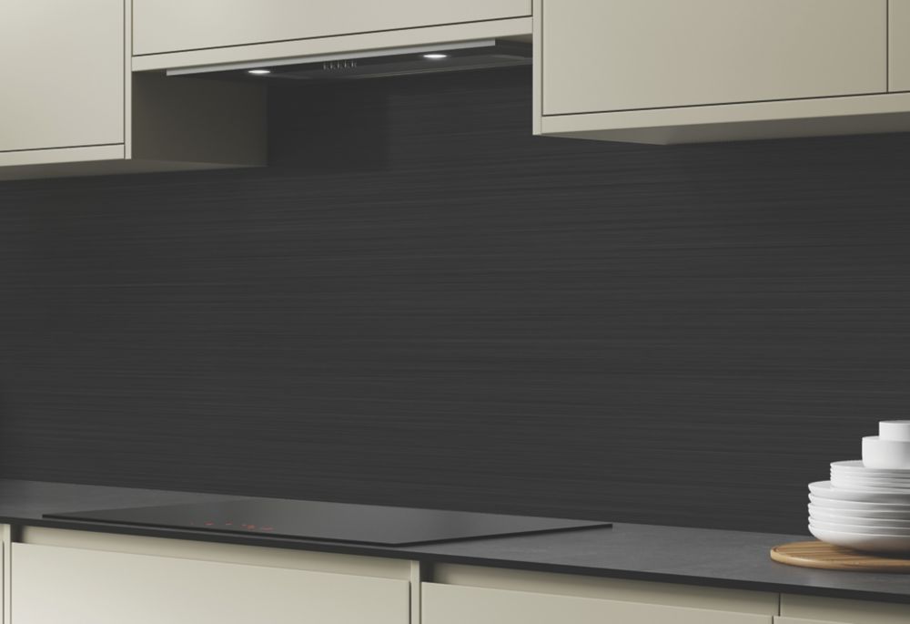Wilsonart  Brushed Copper / Brushed Carbon High-Rise Splashback 3050mm x 750mm x 4mm