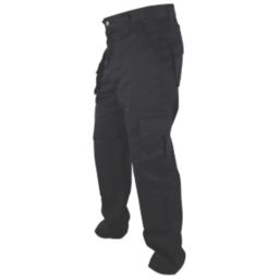 Lee Cooper LCPNT206 Classic Kneepad Trousers Black 32" W 31" L