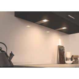 Sensio Astro Pro Rectangular LED Under Cabinet Lights Aluminium 19.2W 240-270lm 4 Pack