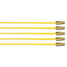 Super Rod CR-YX5 4mm Flexible Yellow Cable Rods 5m 5 Pieces