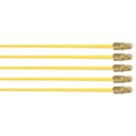 Super Rod CR-YX5 4mm Flexible Yellow Cable Rods 5m 5 Pieces