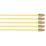 Super Rod CR-YX5 4mm Flexible Yellow Cable Rods 5m 5 Pieces
