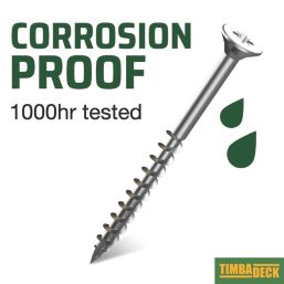 Timbadeck  PZ Double-Countersunk  Decking Screws 4.5mm x 65mm 500 Pack