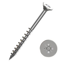 Timbadeck  PZ Double-Countersunk  Decking Screws 4.5mm x 65mm 500 Pack