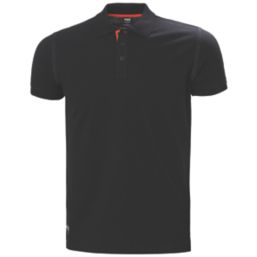 Helly Hansen Oxford Polo Shirt Black X Large 46" Chest
