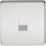 Knightsbridge  1-Gang Master Telephone Socket Polished Chrome