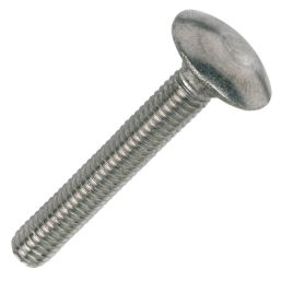 Threaded Coach Bolts A2 Stainless Steel  M6 x 40mm 10 Pack