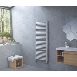 Ximax 1215mm x 580mm 2063BTU White Curved Designer Towel Radiator