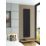 Radiant 1800mm x 445mm 6731BTU Black Vertical Designer Radiator