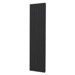 Radiant 1800mm x 445mm 6731BTU Black Vertical Designer Radiator