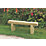 Forest Sleeper Garden Bench Pressure-Treated Softwood 4' x 1' 6"
