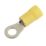 Essentials Insulated Yellow 6mm Ring Crimps 100 Pack