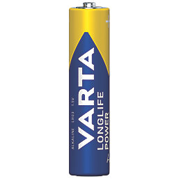 Varta Longlife Power AAA Alkaline High Energy Batteries 4 Pack