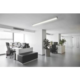 Knightsbridge BATSC Single 4ft Maintained or Non-Maintained Switchable Emergency LED Batten with Self Test Emergency Function 18/32W 2600 - 4490lm