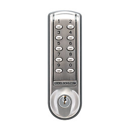 Codelocks Fire Rated Push-Button Lock & Mortice Latch with Code-Free Mode 62mm