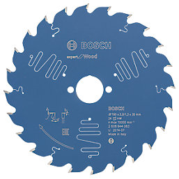 Bosch Expert Wood Circular Saw Blade 190mm x 30mm 24T