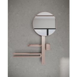Ideal Standard Alu+ Mirror with Beauty Bar Rose 580mm x 146mm x 717mm