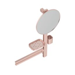 Ideal Standard Alu+ Mirror with Beauty Bar Rose 580mm x 146mm x 717mm