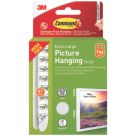 Command Adhesive Picture Hanging Strip Extra Large 8 Pack