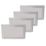 Sensio Plaza Square LED Under Cabinet Lights Steel 14.4W 250lm 4 Pack