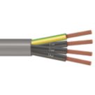 Time 4-Core YY Grey 1mm²  Unscreened Control Cable 1m Coil