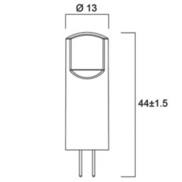 Sylvania ToLEDo  G4 Capsule LED Light Bulb 300lm 2.4W 12V