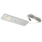 VEW Nova Rectangular LED Ultra-Thin Cabinet Light Aluminium 3.5W 270lm