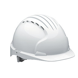 JSP EVO5 Olympus Non Vented Safety Helmet White
