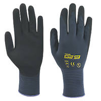 Towa Activgrip Advance Nitrile Palm-Coated Gloves Purple Large