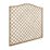 Forest Hamburg Lattice Curved Top Garden Screens 6' x 6' 5 Pack