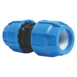 FloPlast  Straight Pipe Coupling 20mm x 20mm