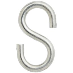 Diall S-Hooks Zinc-Plated 35 x 4mm 4 Pack