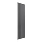 Reina Flat Single 1600mm x 440mm 2702BTU Anthracite Vertical Designer Radiator